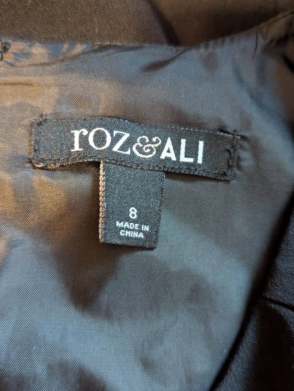 Black Roz & Ali Dress With Pockets - Picture 2 of 3